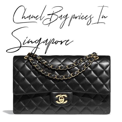 singapore chanel price|Chanel shoulder bag Singapore.